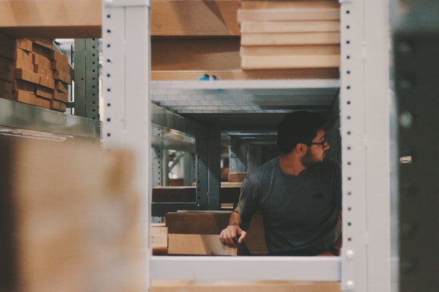 man working in fulfillment center